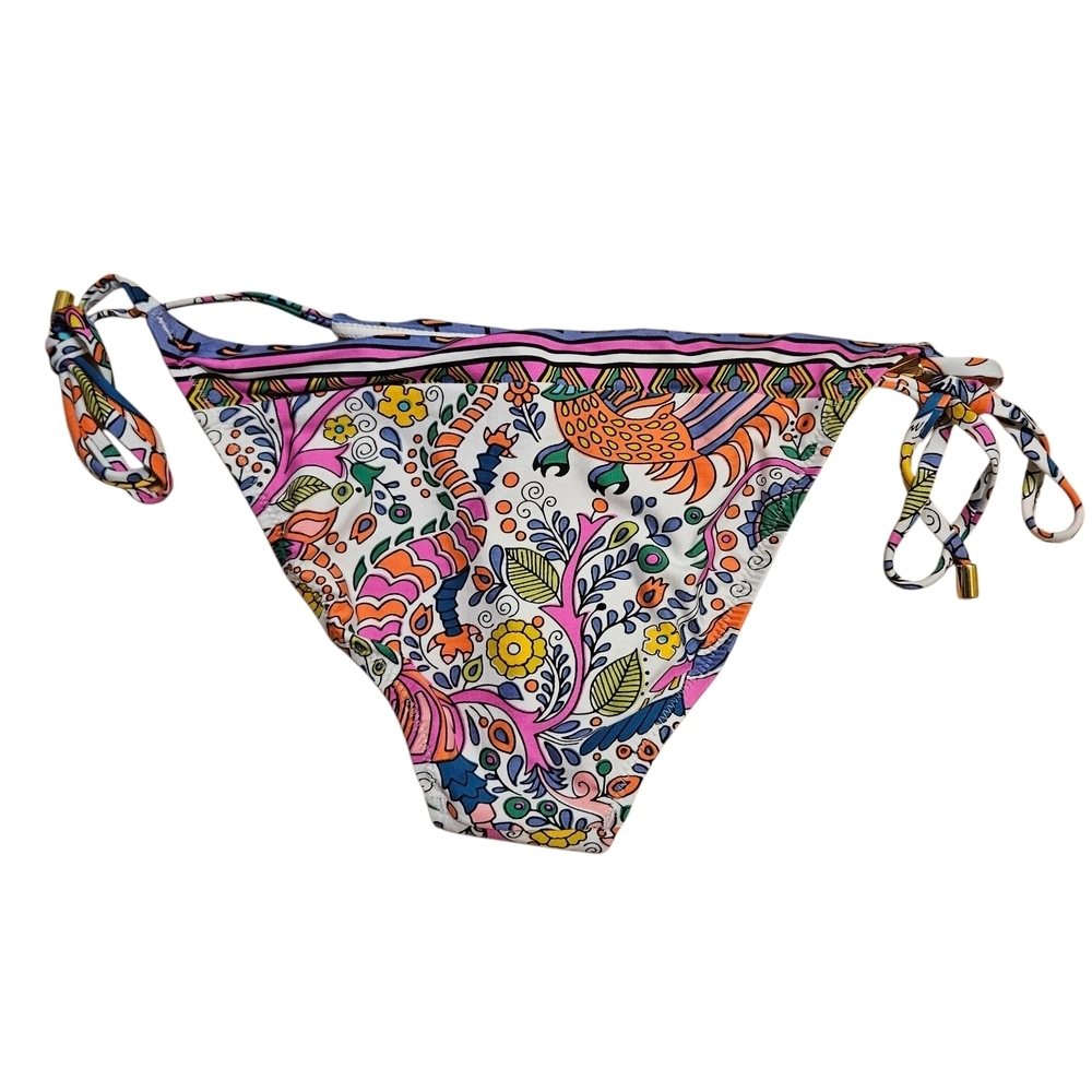 Trina Turk Jungle Beach Tie Side Pant Bikini Bottoms - Picture 8 of 16